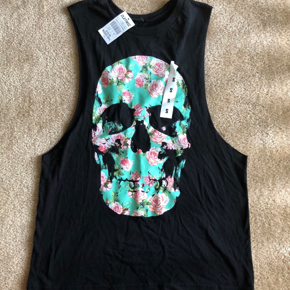 ZumieZ Skull muscle tank top !